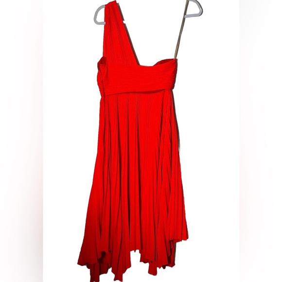A.L.C one-shoulder plisse dress size 0 - Picture 13 of 16
